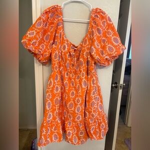 Petal & Pup Women's Carmen Off Shoulder Mini Dress US 14